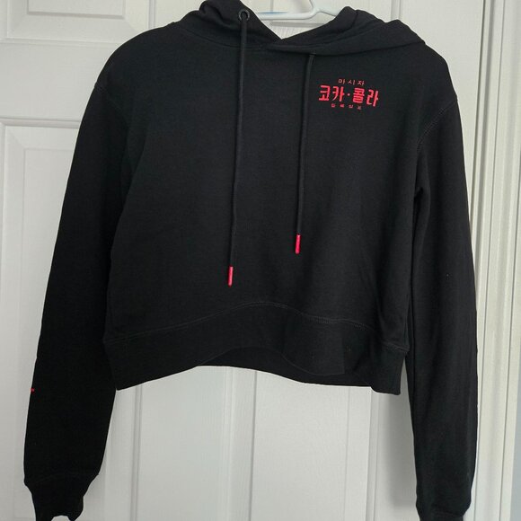 NWOT Coke cropped hoodie - Picture 1 of 3